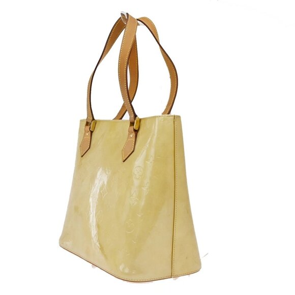 LOUIS VUITTON Houston Shoulder Bag Monogram Vernis Leather Beige M91004 33KB642 - Picture 4 of 16